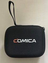 COMICA Vimo C1 Wireless Lavalier Microphone, Mini Lapel Mic w/ Noise Cancel