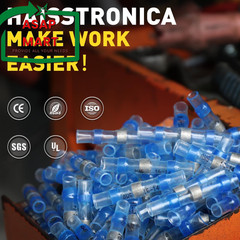haisstronica 150PCS Solder Seal Wire AWG 12-10 Yellow, Yellow