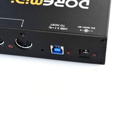 DOREMiDi HUB-8 MIDI 6×6 MIDI Interface Host X2 USB3.1 MIDI Hub Box 96 Channels