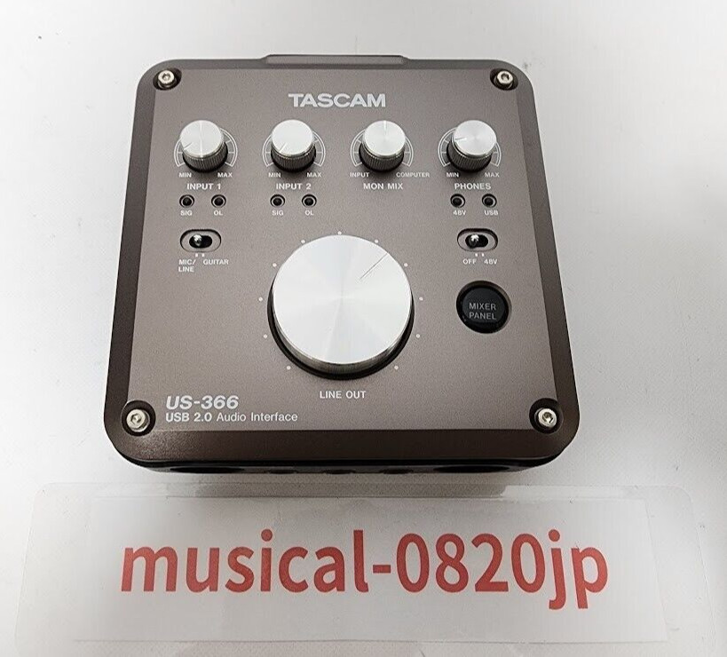 Tascam US-366 Audio Interface DSP mixer effect