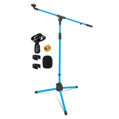 Tripod Mic Stand Floor Adjustable 18 to 72 Inches Sturdy Boom Arm Holder