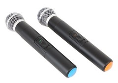 Rockville RAM15BT 15″ Rechargeable Powered 800W PA DJ Speaker, 2 Mics, Bluetooth
