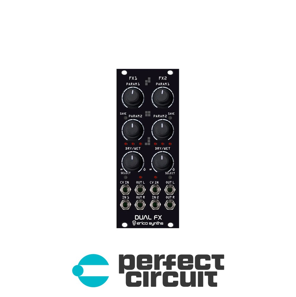 Erica Synths Dual FX Effects Processor Modular EURORACK NEW – PERFECT CIRCUIT