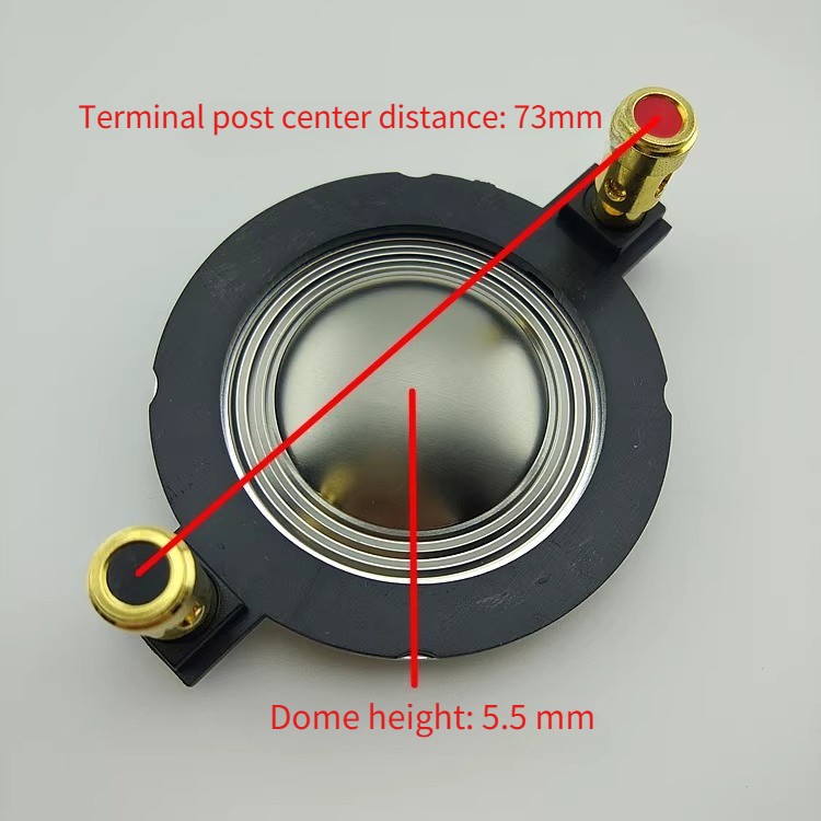 34.4mm Flat Wire Titanium Tweeter Voice Coil 8 Ohm 50-100W Speaker Repair Part