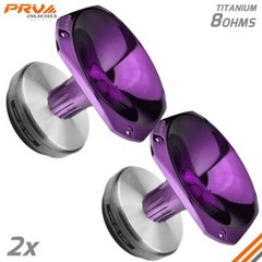 2x PRV Audio D280Ti-S 1″ Titanium PRO Driver 160 Watts 8 Ohms + WGP14-25 Purple