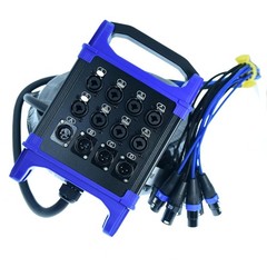 Arklove 8 Send Female 4 Return Male 12-Channel Low Profil XLR 1/4″ TRS 10ft