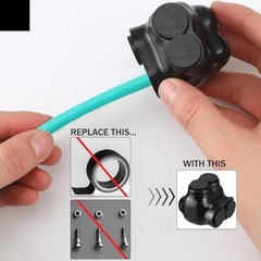 Pcs Insulated Multi Cable Connectors 2 Port Single Entry 5 3/0-6AWG Wire Range