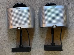 Two Auray RFDT-128 reflection + pop filters podcast audio recording neumann etc