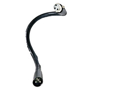 PVS – 2 X 19″ XLR. M/F Black Mic Gooseneck Extension