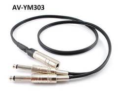 CablesOnline 3ft 1/4″ Mono Female to Dual 1/4″ Mono Male Guitar Cable Splitter