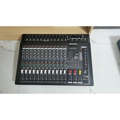 12CH Audio Mixer Console 2x250W Bluetooth Reverb EQ DMX-12