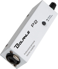 P2 Portable In-Ear Monitor Amplifier, Professional Headphone Amp with XLR/TRS In