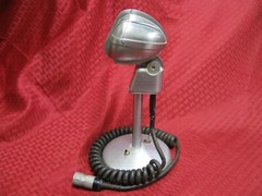 Vintage Turner 33D Dynamic Microphone w custom stand 5 pin military u229/u WORKS