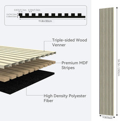 Acoustic Wood Slat Wall Panels – Noise-Reducing & Eco-Friendly Decor