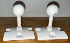 Pair Of JBL 179-00002-00 179-00002-01 Ball Mounts for Control 25 and 28 Speakers