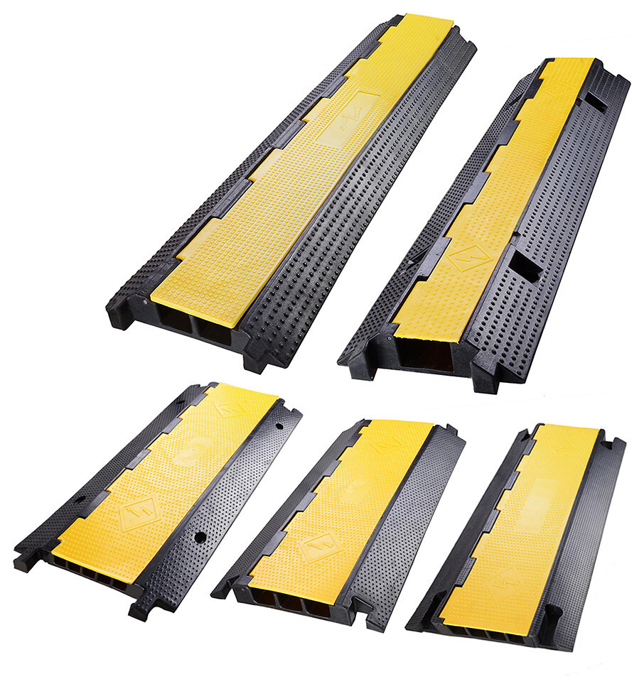 Cable Ramp Protector Wire Cover Exhibit Hall RV Camping Cord Guard 1-3 Channel