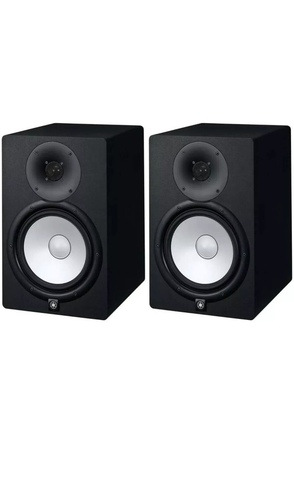 Yamaha HS8 BLACK Powered Studio Monitors PAIR HS-8 BLK Open Box Deal