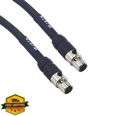 WJSTN Mini XLR to 1/4″ TRS Cable 8in 2-Pack