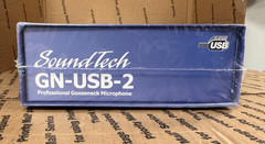(SEALED) SOUND TECH GN-USB-2 PRO NOISE CANCELLING GOOSENECK STEREO MICROPHONE