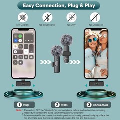 Compact Wireless Lavalier Mic for Content Creators – Noise Reduction & Clarity