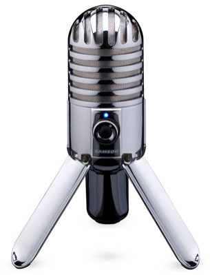 Samson Meteor Mic USB Studio Condenser Microphone For Home Recordings Podcasting