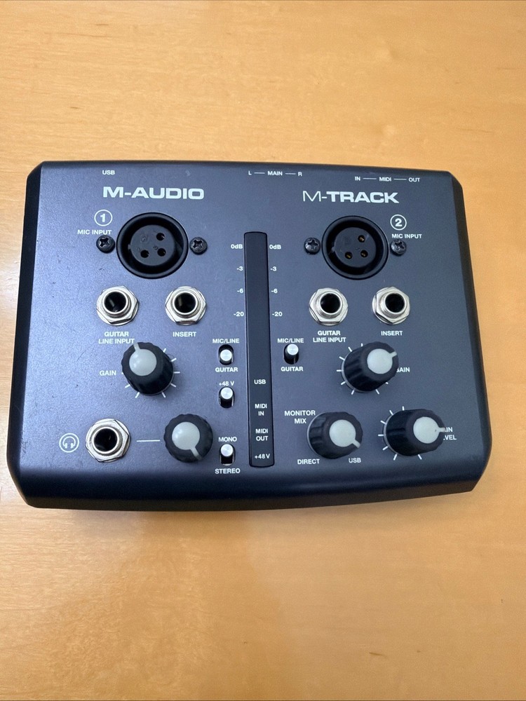M-Track Two-Channel USB Audio/MIDI Interface