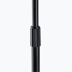 Quarter-Turn Round Base Mic Stand + Professional Quick Release Mic Adapter