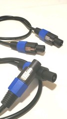 2-pcs 3ft Speakon To Speakon cable PA, Dj’s Pro Audio