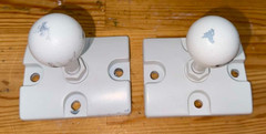 Pair Of JBL 179-00002-00 179-00002-01 Ball Mounts for Control 25 and 28 Speakers
