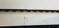 Near Perfect 39x78x1.5 Self Adhesive Egg Crate Acoustic Foam Sheet Soundproofing