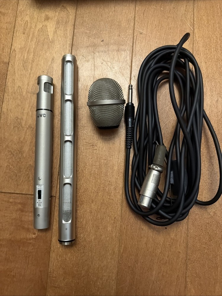 JVC M-510 Electret Condenser Shotgun Microphone MIJ With Extras