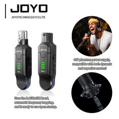 JOYO 2.4GHz Wireless Microphone System 4 Channel Transmitter & Receiver Dynamic