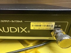 5 Audix Microphone Receivers with Microphones. 2 – R41 1 – R42 2 – R62