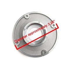 HyperPower Aluminum Flat Door Panel Metal Horn Waveguide for 1″ Screw-in Drivers