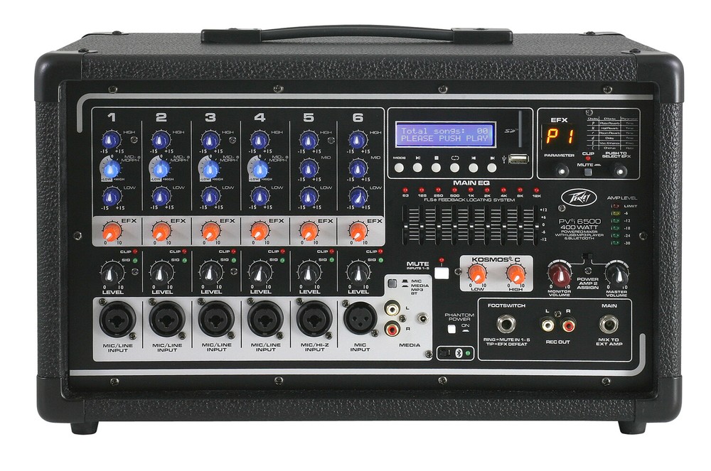 Peavey PVi 6500 All-In-One Powered PA Mixer Built-In Power Amplifier