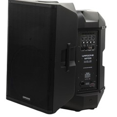 Warzone WPTS15 Speaker Bundle + 1 Adjustable PA Stand + EMB Microphone