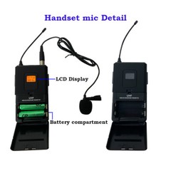 2 Channel Headset Lavalier Lapel Bodypack Microphone 4 Channel Live Studio Mixer