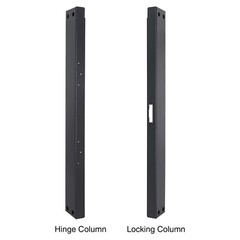 Sound Town Server Rack Doors, for STRK-M12U Server Rack (STRK-DS12U)
