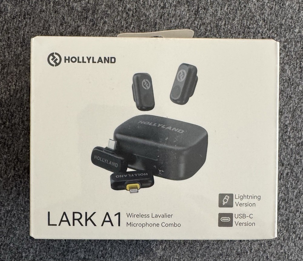 Hollyland Lark A1 Wireless Mini Combo 48kHz/24-bit , 3-Level Intelligent NEW
