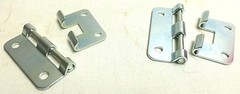 (2) Two Small Take Apart Hinges or Lift Off Hinges