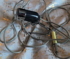 1960’s Harmonica Type Bullet Microphone Hamm Radio CB Musical Instrument VTG