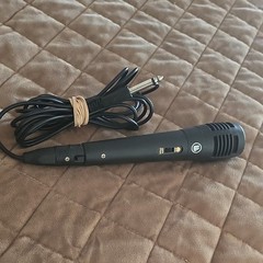 Wired Handheld/Stand-Held Microphone w/ On/Off Switch, 6.35mm TRS, Black