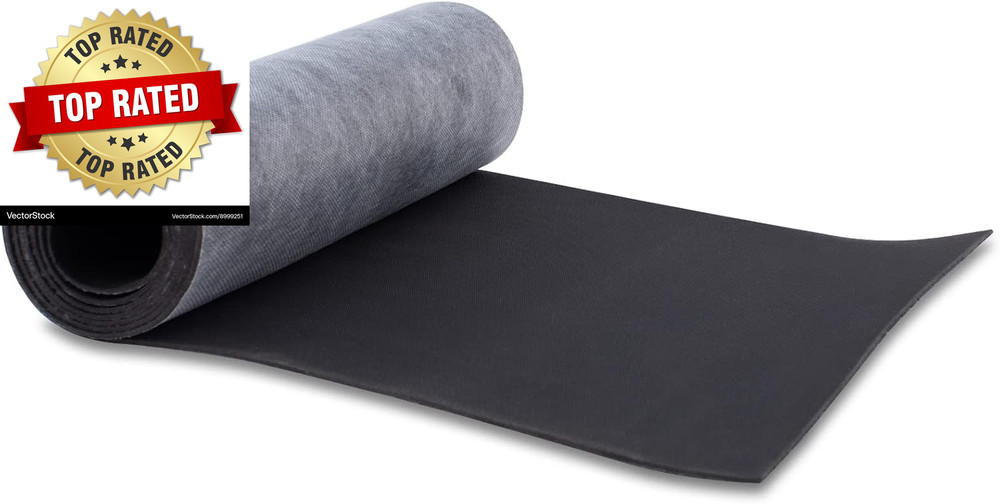 Mass Loaded Vinyl Sound Proof Barrier, 1 Lb/Sqft, 1 X 8 Feet MLV Insulation Shee