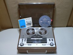 Vintage Grundig TK/TS 340 Reel to Reel Tape Player Powers Up Parts or Restore