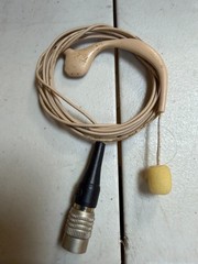 AUDIO TECHNICA 893-TH-CW micro earset omni condensor mirophones. Set of three
