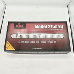 DBX 215s 15-Band Dual Channel Graphic Equalizer Switchable ±6 or ±15 dB US Stock