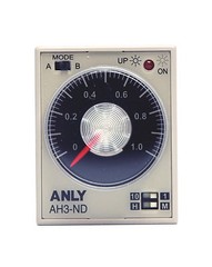 1pc Industrial Timer AH3-ND 1M /10M /1Hr /10Hrs AC220V ±10% 50/60Hz ANLY Taiwan