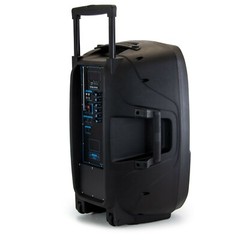 beFree 15″ 5000W Portable Bluetooth PA DJ Party Speaker w Warranty Lights Mic