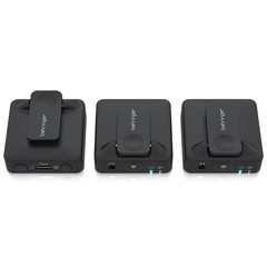 Behringer GO CAM Wireless 2 Digital Dual Clip-On Microphone System for Content C