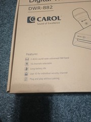 CAROL DWR-882 Digital Wireless Microphone System